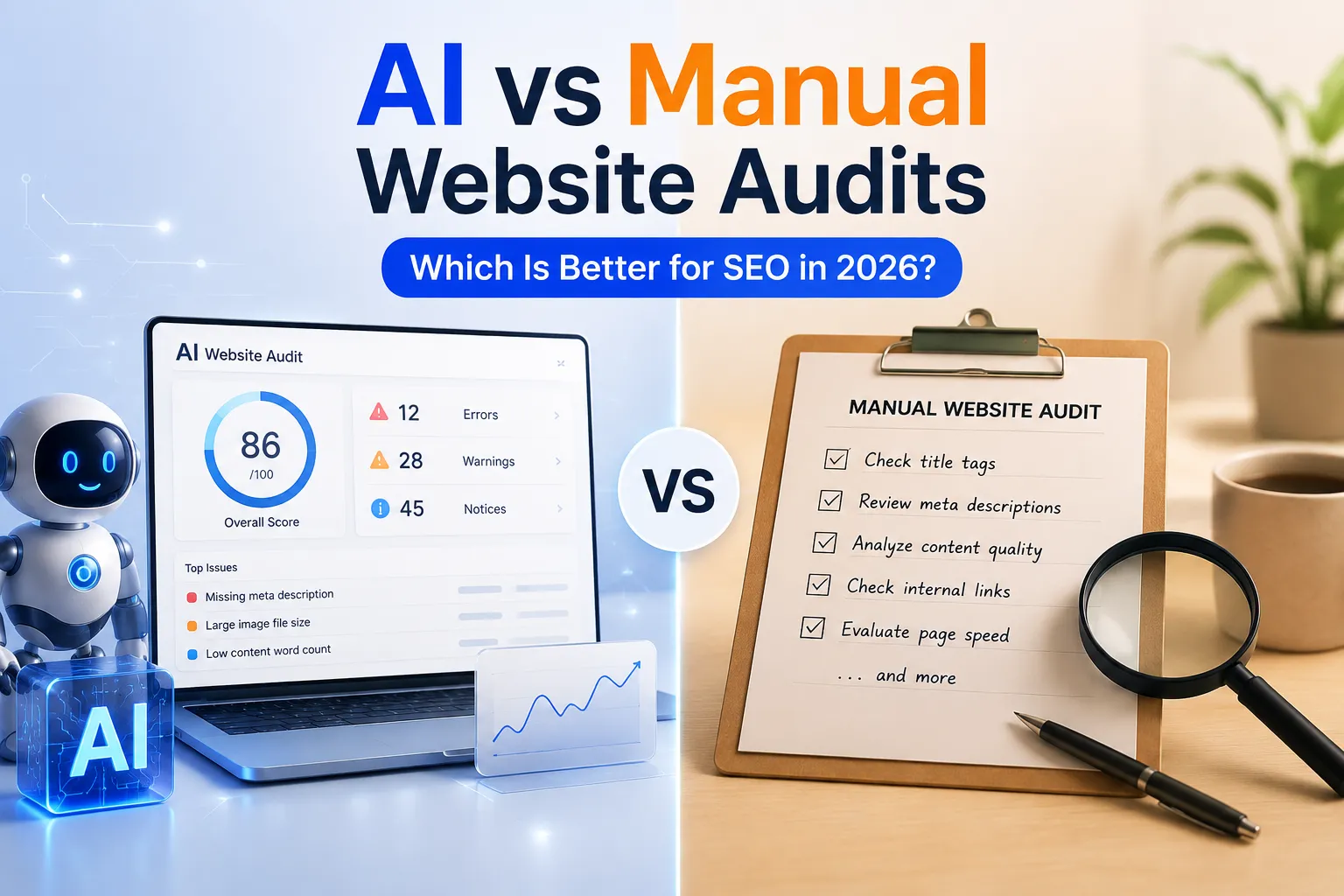 AI vs Manual Website Audits: Which Is Better for SEO in 2026?