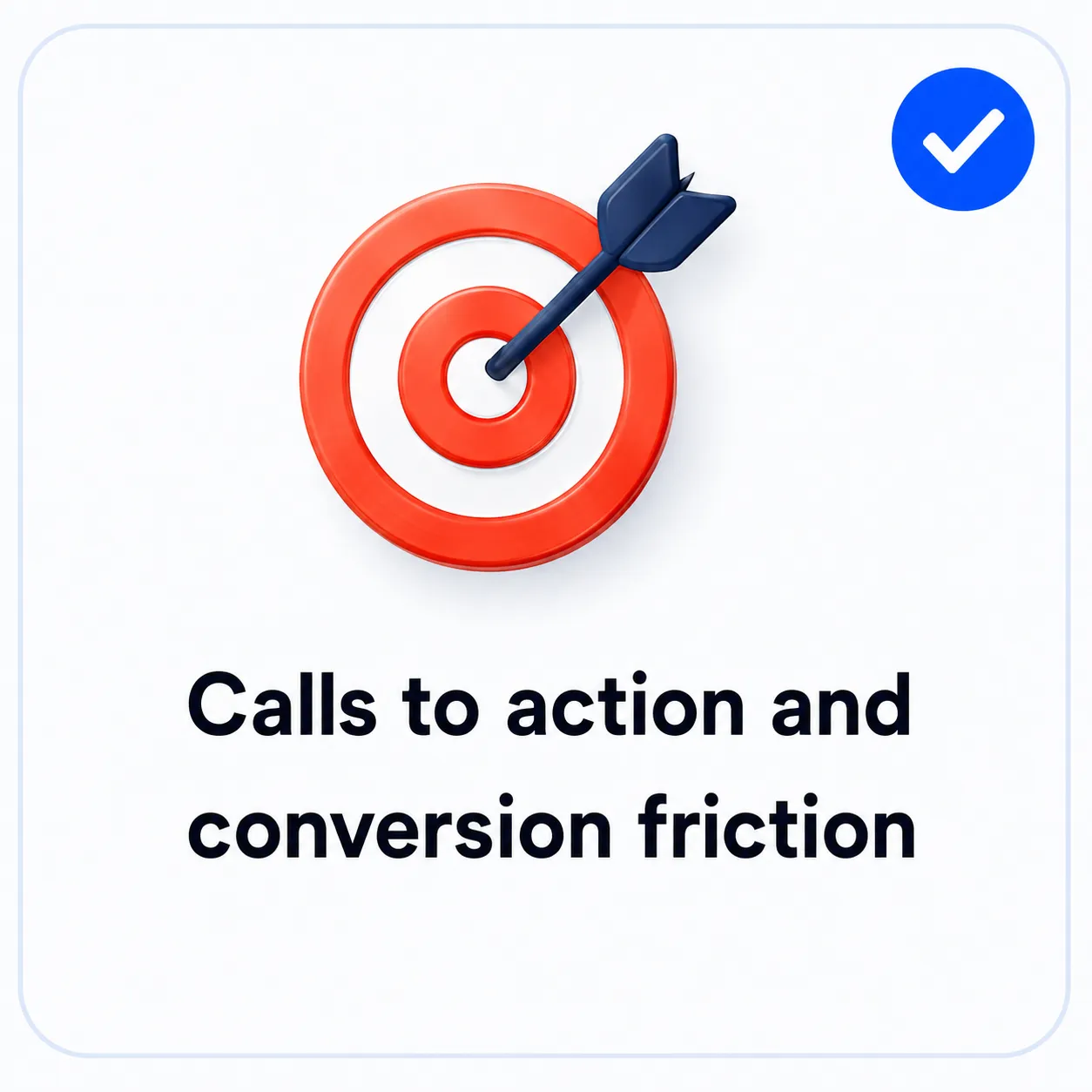 Calls to action and conversion friction